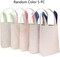 Easter Bunny Ear Bag & Basket, Dual Layer Canvas Bag for Easter Egg Hunt Basket